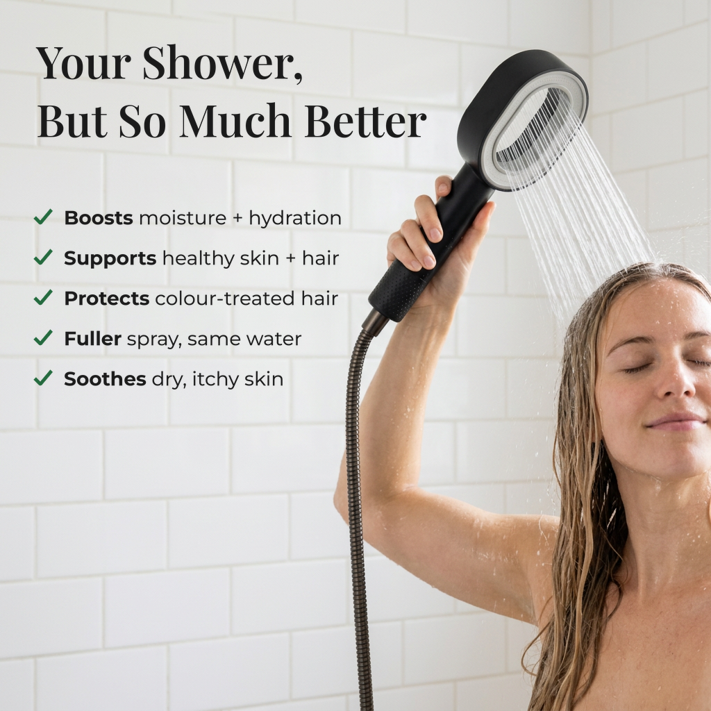 Your shower, but so much better — Softrain handheld benefits